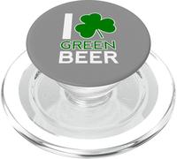 St Patricks Shirt for Men Women | Love Green Beer Irish PopSockets PopGrip para MagSafe