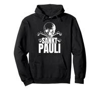 St Pauli Paulianer - Calavera Paulian Sudadera con Capucha