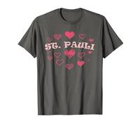 St Paulianer Hamburgo Norte de Alemania Norte Patria Camiseta, Hombre, Asfalto, 3XL