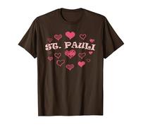 St Paulianer Hamburgo Norte de Alemania Norte Patria Camiseta, Hombre, Marrón, 3XL