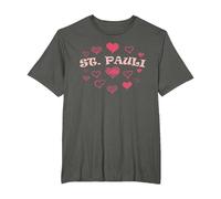 St Paulianer Hamburgo Norte de Alemania Norte Patria Camiseta, Hombre Tallas Grandes, Asfalto, 3X Alto