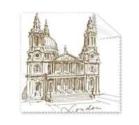 St.Paul'sCathedral Gran Bretaña Inglaterra Londres patrón Iandmark Gafas Gamuza paño de Limpieza teléfono Limpiador de Pantalla 5 Piezas