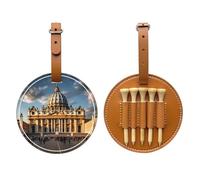St Peter's Basilica - Bolsa de almacenamiento para camisetas de golf, multifuncional, para hombres, material de poliuretano duradero