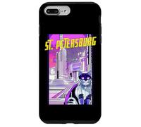 St. Petersburg Gato Anime Paisaje Urbano Florida EE. UU. Carcasa para iPhone 7 Plus/8 Plus
