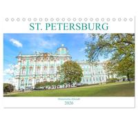 St. Petersburg - Historische Altstadt (Tischkalender 2026 DIN A5 quer), CALVENDO Monatskalender: Der Kalender gibt Einblicke in die ehemalige ... kulturelle Zentrum Russlands, St. Petersburg.