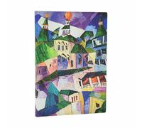 St. Petersburg (Lentulov’s Cityscapes) Midi Lined Softcover Journal (Elastic Band Closure)