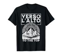 St Pier Giorgio Frassati Verso L'alto Montañas Escalador Camiseta