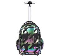 ST.Right Mochila Trolley Escuela Primaria Media Superior Niño Chica Niños Grande, multicolor, 48x34x20cm, HOLO IMPRESSION