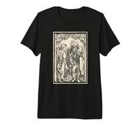 St Roch Vintage Católico Arte Patrón de los Perros Camiseta Premium