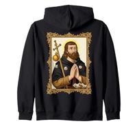 St Roch Vintage Católico Arte Patrón de los Perros Sudadera con Capucha