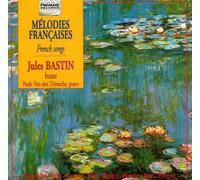 St Saens/Faure/Ravel/Ibert/Poulenc : Mélodies Francaises. Bastin, J./Van den Driessche.