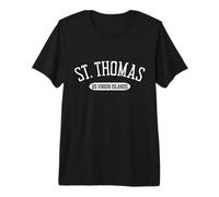 St Thomas Camisa Estilo Clásico St Thomas Islas Vírgenes de Estados Unidos Camiseta Premium