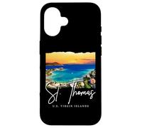 St. Thomas Islas Vírgenes Estados Unidos USVI Pride Souvenir Carcasa para iPhone 16