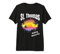 St Thomas Making Memories Matching Familia Vacaciones Playa Camiseta Premium