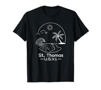 St. Thomas U.S.V.I. vacaciones de recuerdo en Isla Vírgenes de EE. UU Camiseta