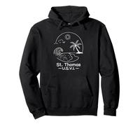 St. Thomas U.S.V.I. vacaciones de recuerdo en Isla Vírgenes de EE. UU Sudadera con Capucha