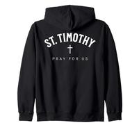 St. Timothy Catholic Patron Christian Saint Sudadera con Capucha