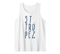 St. Tropez Cote d' Azur Francia Vacaciones Fresco Verano diversión Camiseta sin Mangas