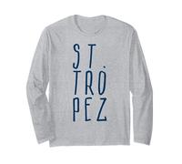 St. Tropez Cote d' Azur Francia Vacaciones Fresco Verano diversión Manga Larga