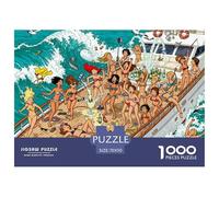 St Tropez Yacht Bikini Puzzle De Madera Impermeable DIY Puzzles De 1000 Piezas Regalos para Adultos Imposible Rompecabezas Juegos Educativos