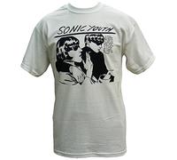 Stab & Wound Rockabilia Sonic Youth White Goo T-Shirt(Medium)