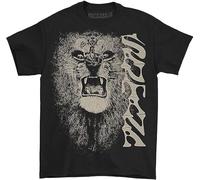 Stab & Wound Santana Men's White Lion T Shirt Black Black XXL