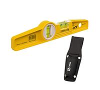 Stabila 81s-10hl Nivel 250 cm/10 pulgadas y funda 2501 [no magnética] amarillo/negro