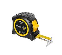 STABILA BM 300 - Cinta métrica de bolsillo (5 cm, BM300, 5 m), color negro y amarillo