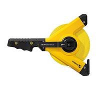 STABILA LBM 1000 FIBREGLASS, 50 m, cinta métrica de fibra de vidrio con escala métrica y protección contra torceduras, gancho universal, marco irrompible, precisión MID