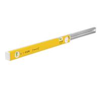 STABILA Nivel de burbuja telescópico tipo 80 T, 61-103 cm, perfil de aluminio con sistema telescópico, 1 nivel horizontal, 1 nivel vertical, tope antideslizante integrado. Fabricado en Alemania