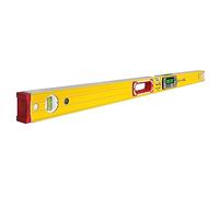 STABILA TECH 196 DL - Nivel de burbuja digital (IP67, resistente al agua y al polvo, 2 pantallas digitales, sin calibración, con bolsa, 122 cm), color amarillo