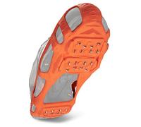 STABILicers Tacos de tracción para Caminar sobre Nieve y Hielo, Naranja, Grande (1 par)