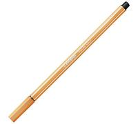 STABILO 68 - Bolígrafo de punta de fibra premium, 1 unidad, color naranja neón