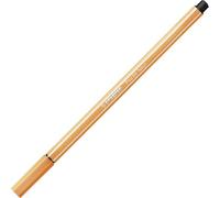 STABILO 68 - Bolígrafo de punta de fibra premium, 1 unidad, color naranja neón