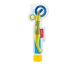 Stabilo 6891/5-4103 - Rotulador de bola para zurdos (incluye 3 recargas de tinta), color amarillo y verde