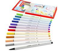 STABILO Pen 68 Brush rotulador Fuerte Multicolor 12 pieza(s)