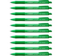STABILO - Bolígrafo con impresión - Pointball colorful - Pack de 10 - verde menta