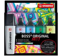 Evidenziatore - STABILO BOSS ORIGINAL - ARTY - Cool Colors - A (Importación USA)