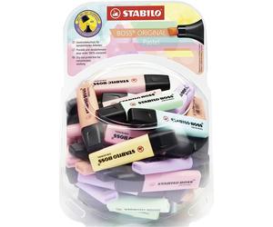 STABILO Boss Original Pastel marcador 60 pieza(s) Punta de cincel Multicolor