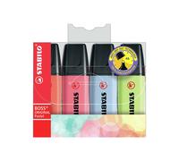 Stabilo Boss Pastel Highlighter (Pack of 4)