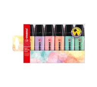 Stabilo BOSS subrayadores fluorescentes pastel surtidos (6 colores)