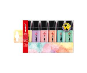 Stabilo BOSS subrayadores fluorescentes pastel surtidos (6 colores)