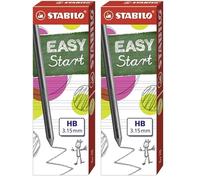 STABILO Caja con 6 minas HB EASYergo START (Paquete de 2)