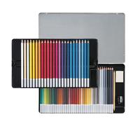 STABILO Lápiz de color tiza-pastel CarbOthello - Caja de metal con 48 colores