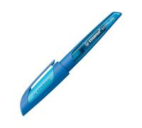 STABILO Easybuddy - Pluma escolar con plumín para zurdos (tamaño grande), color azul oscuro/azul claro L