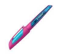 STABILO EASYbuddy - Pluma estilográfica ergonómica para escuela, punta M, color rosa y azul claro