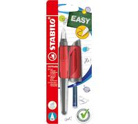 Stabilo Easybuddy Pluma de Principiante Fuerza Del Resorte M Color Coral Rojo
