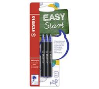 Stabilo EASYoriginal - Pack de 3 recambios para bolígrafo ergonómico (tinta azul borrable/punta 0,5 mm)
