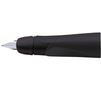 STABILO - Empuñadura para diestros para pluma estilográfica escolar ergonómica con plumín para principiantes A - EASYbirdy en Negro