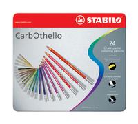 Stabilo Estañado Arte Productos Carbothello Tiza Colores Pastel Lápices 24 Tonos